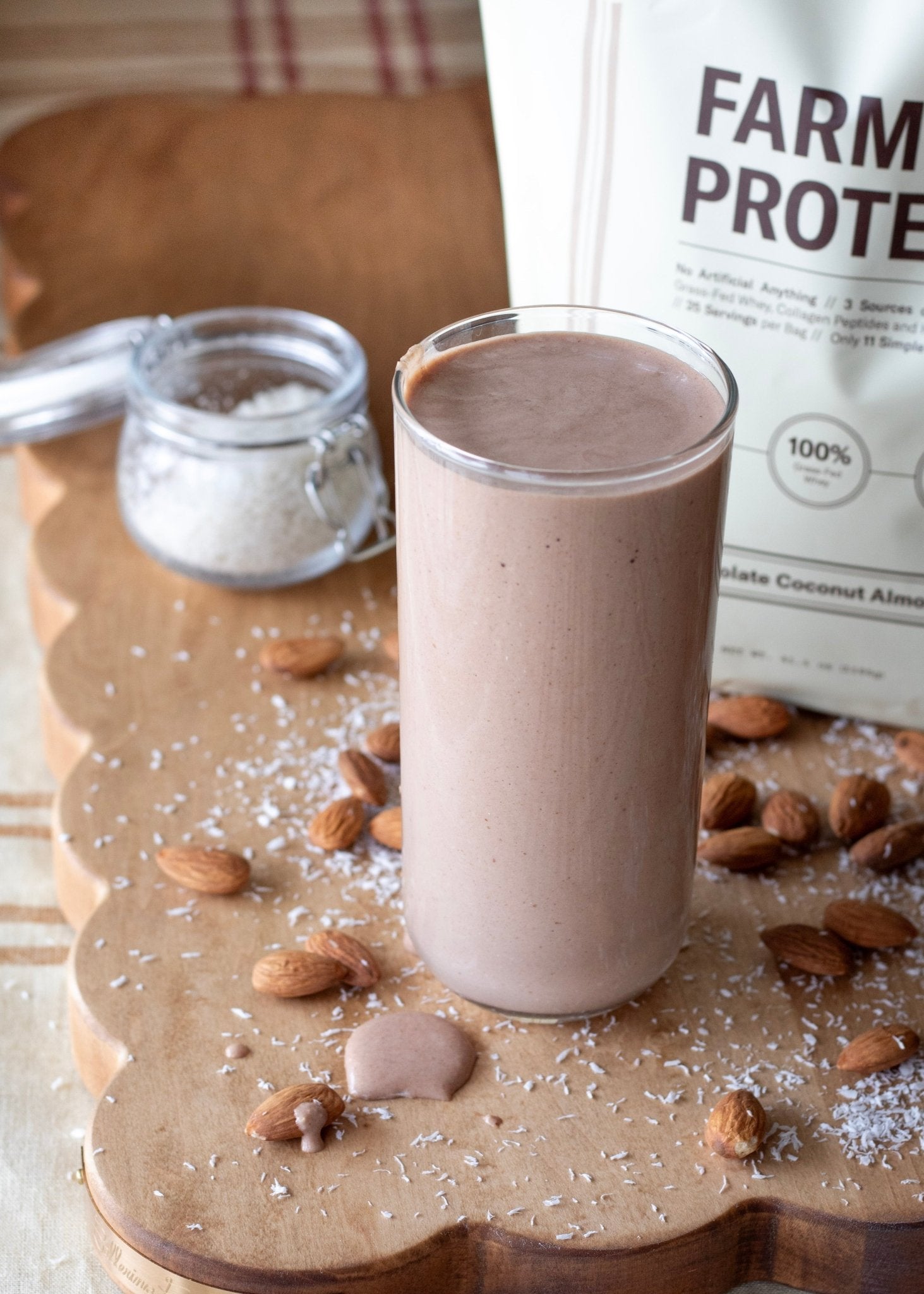 Salted Almond Joy Protein Shake - Ballerina Farm