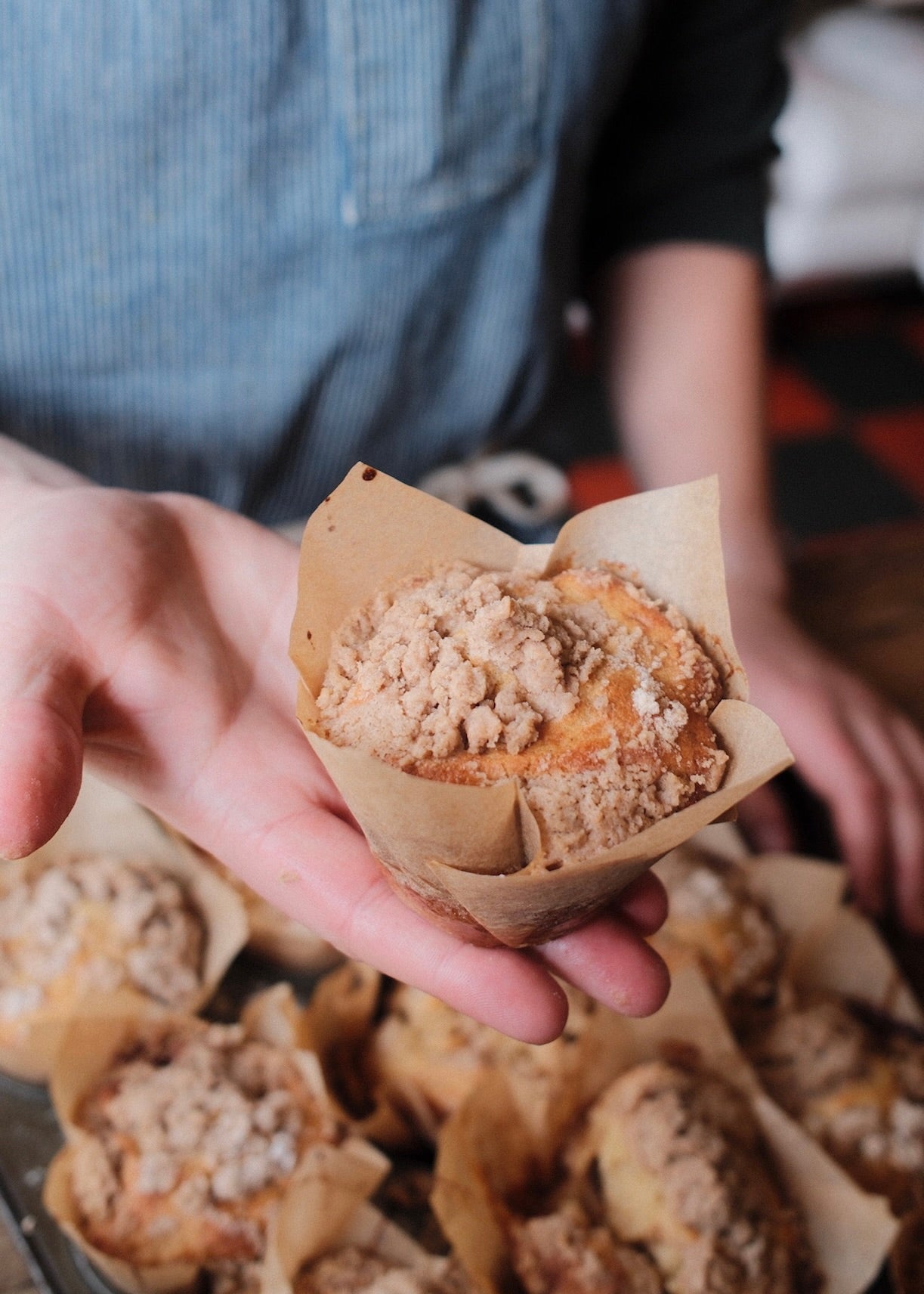 Apple Crumble Muffins - Ballerina Farm