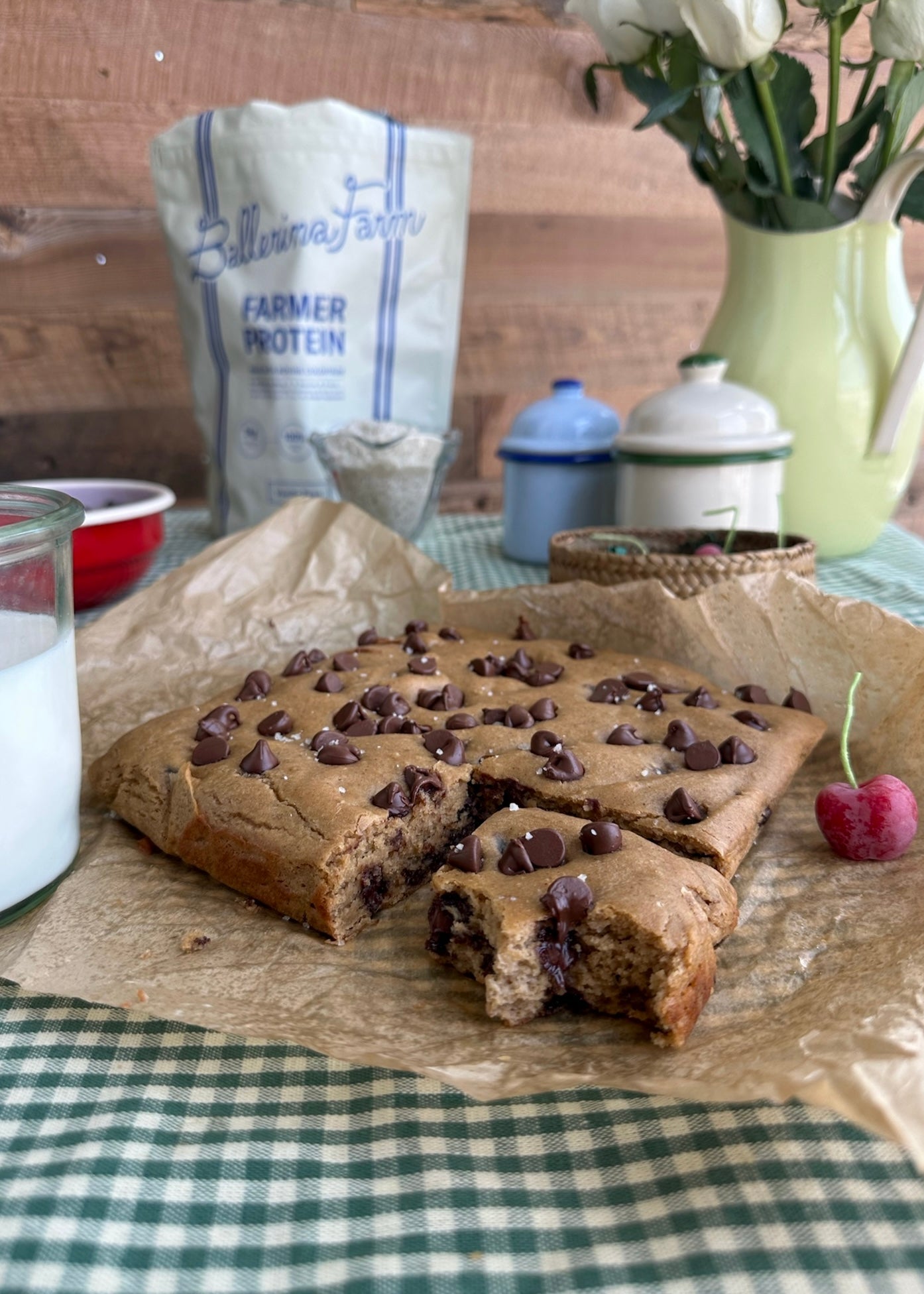 Protein Blondies - Ballerina Farm