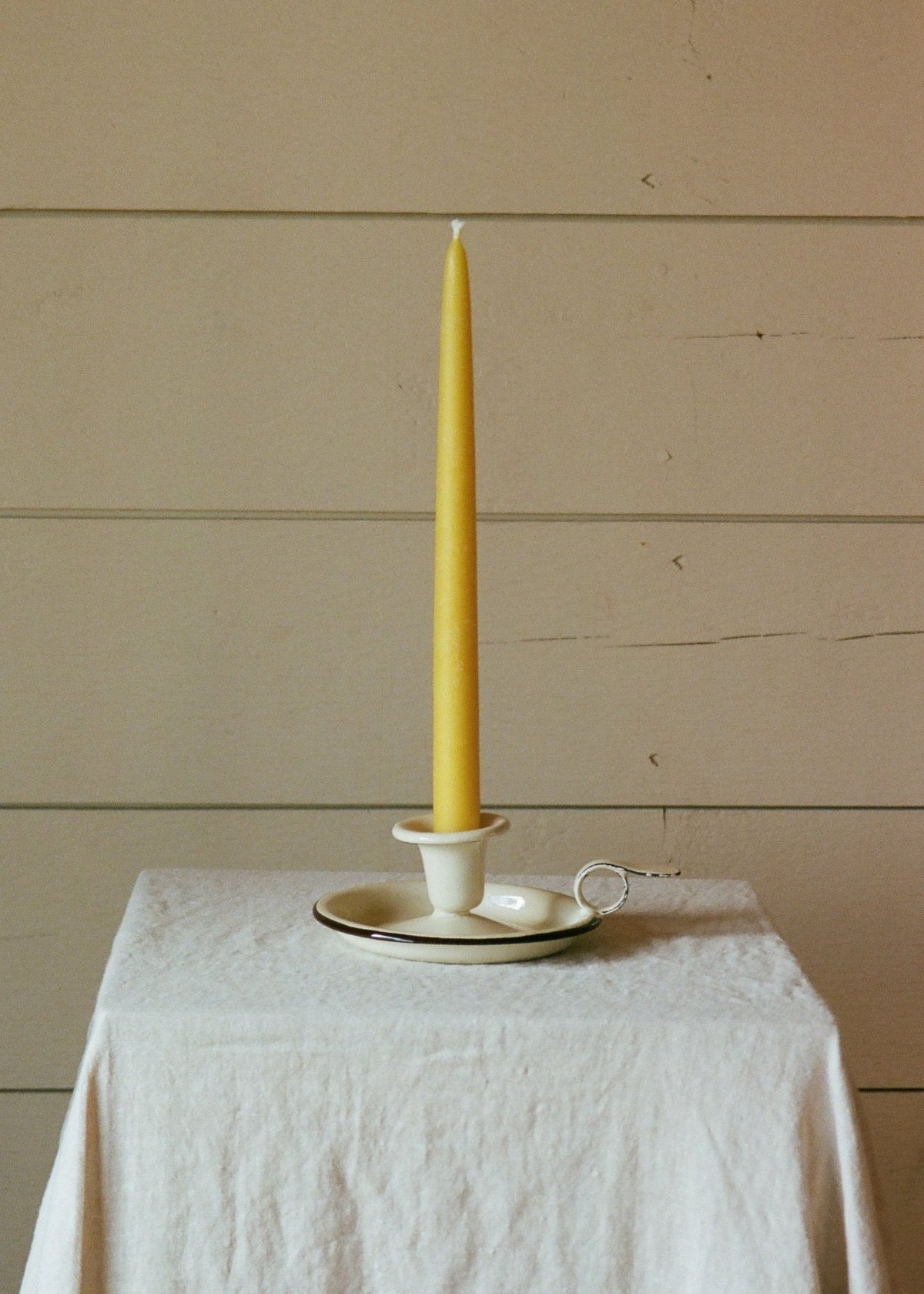 Enamel Candlestick Holder - Ballerina Farm