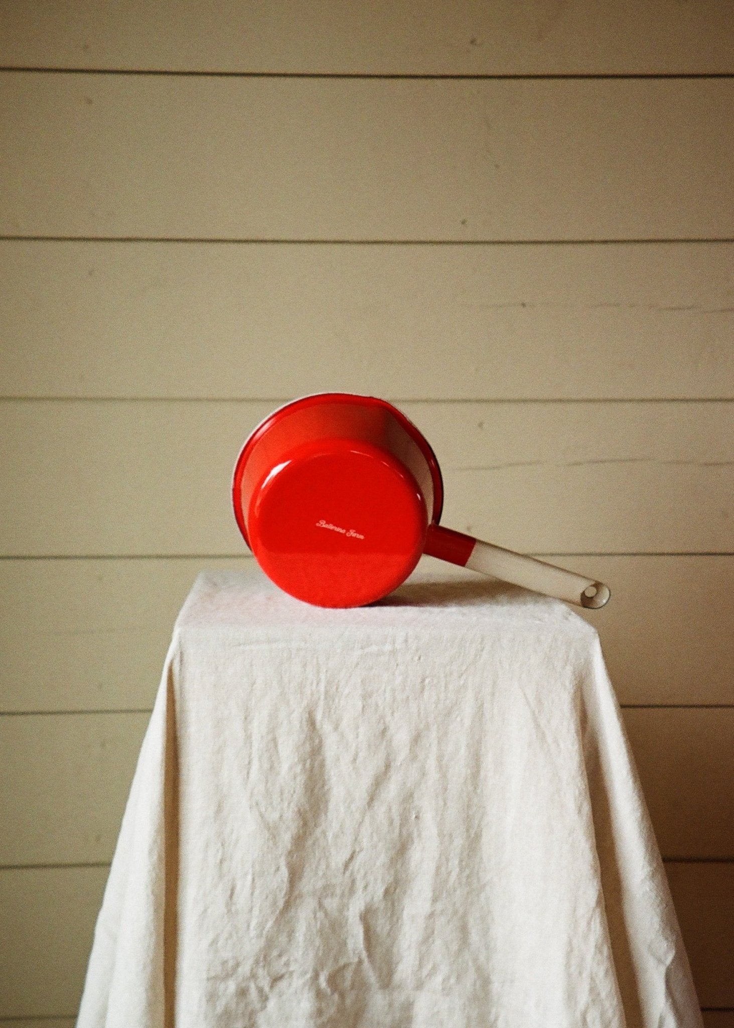 Enamel Saucepan - Ballerina Farm