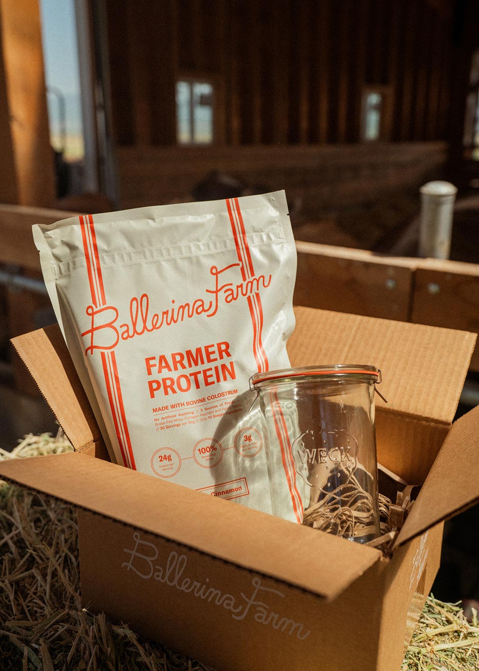 Farmer Protein + Weck Jar - Ballerina Farm