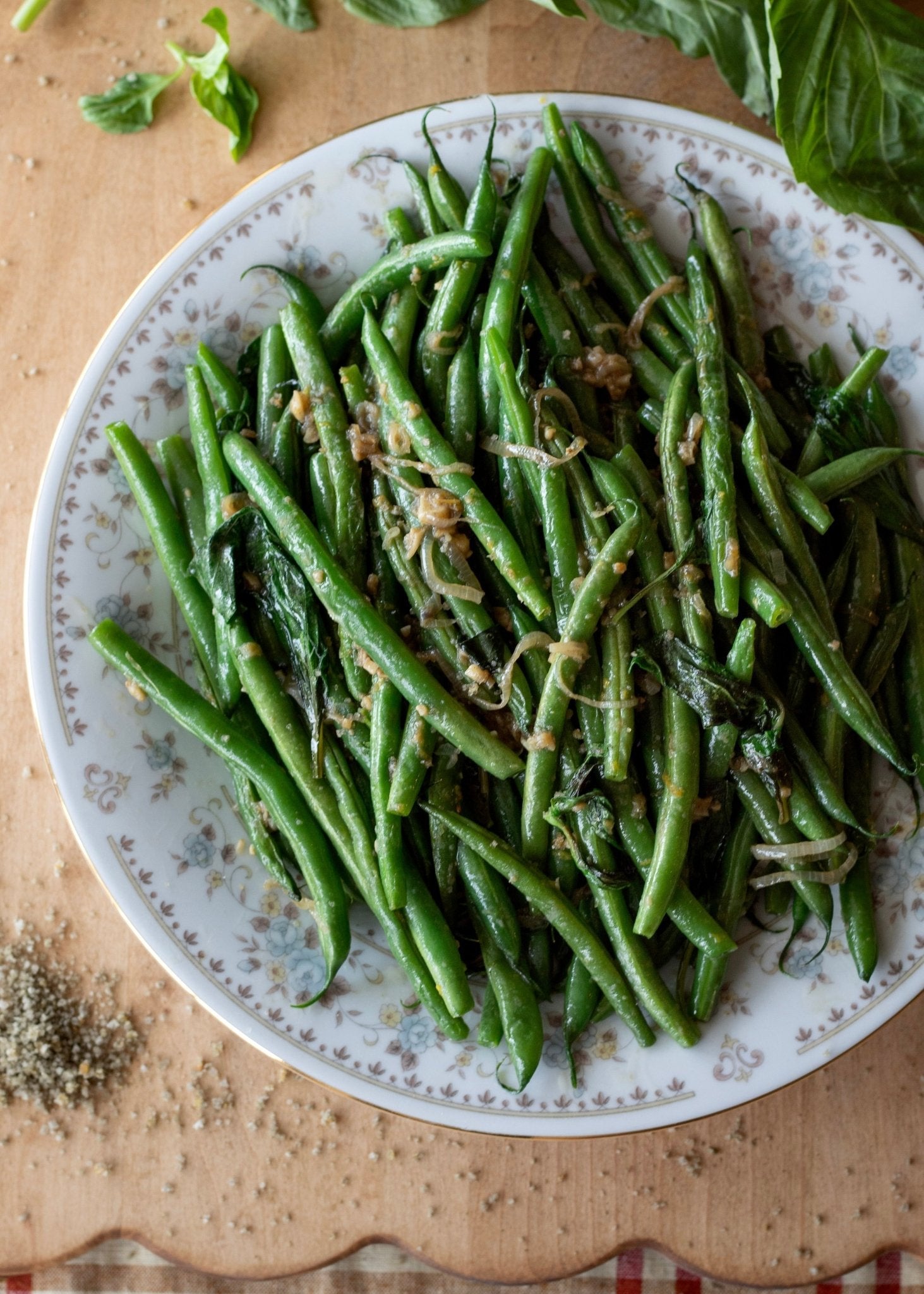 Garlic & Herb Green Beans - Ballerina Farm