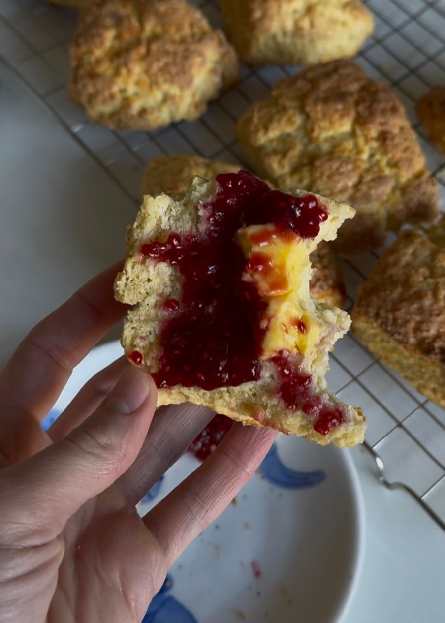 Mummy's Sweet White Scones - Ballerina Farm