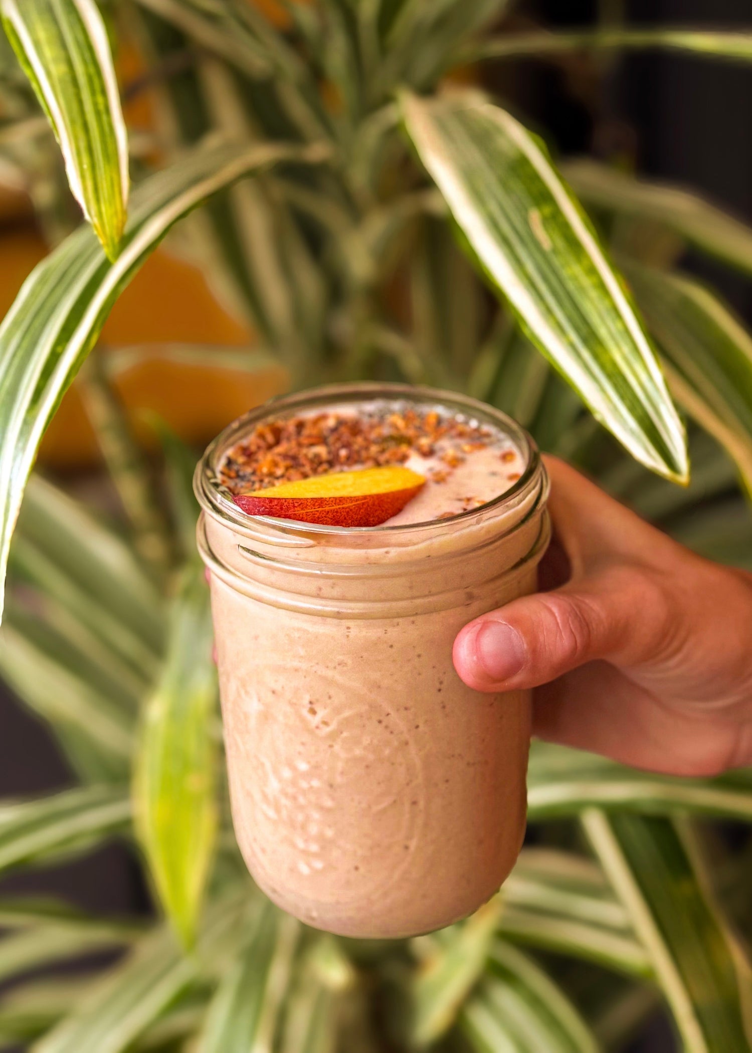 Salt Box Peaches and Cream Smoothie