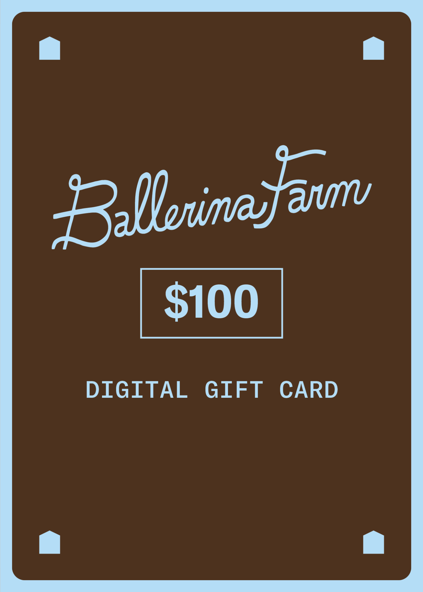 Gift card - Ballerina Farm