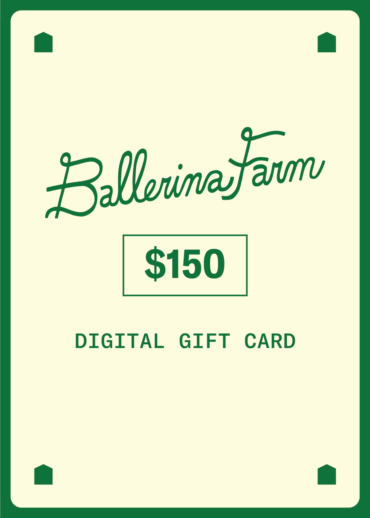 Gift card - Ballerina Farm